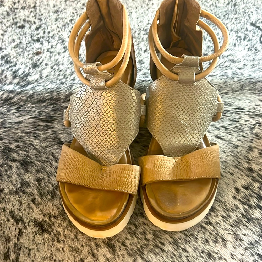 Tan sandals